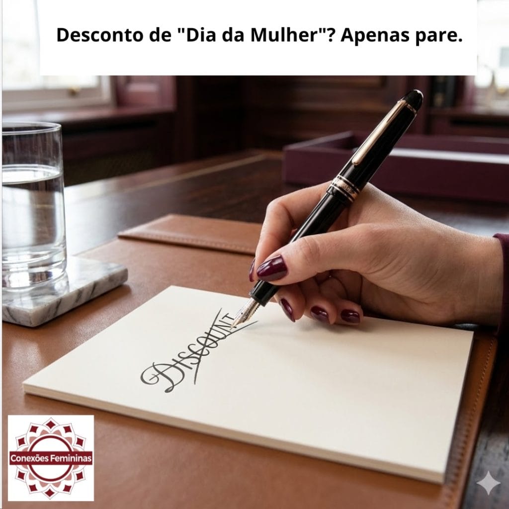 desconto de dia da mulher apenas pare