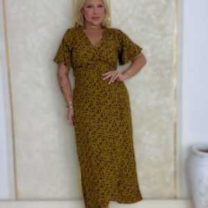vestido transpassado